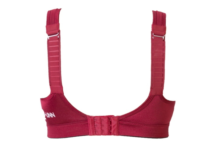 Q-Linn Cannes dark red sport bra