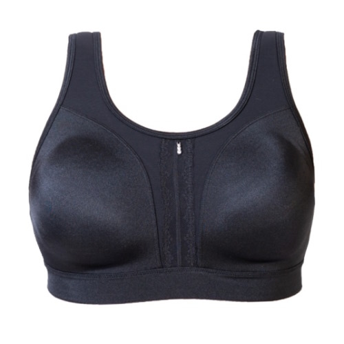 Q-Linn Cannes black sport bra