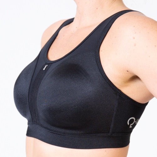 Q-Linn Cannes black sport bra