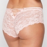 LingaDore Scallop Shell baby pink short