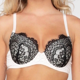 LingaDore Powder Black powder/black padded bra