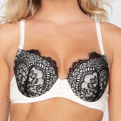 LingaDore Powder Black powder/black padded bra