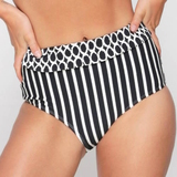 LingaDore Beach Black & White black/white bikini brief