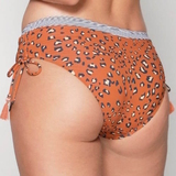 LingaDore Beach Striped Cheetah brown/print bikini brief