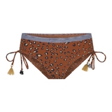 LingaDore Beach Striped Cheetah brown/print bikini brief
