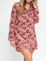 LingaDore Night Flower Fudge antique rose nightdress