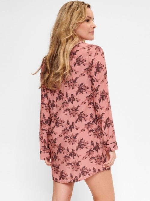 LingaDore Night Flower Fudge antique rose nightdress