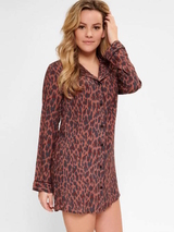 LingaDore Night Nire Iron Animal brown/print nightdress