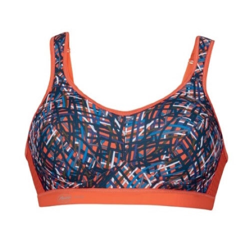 Anita Active Extreme Control orange/print sport bra