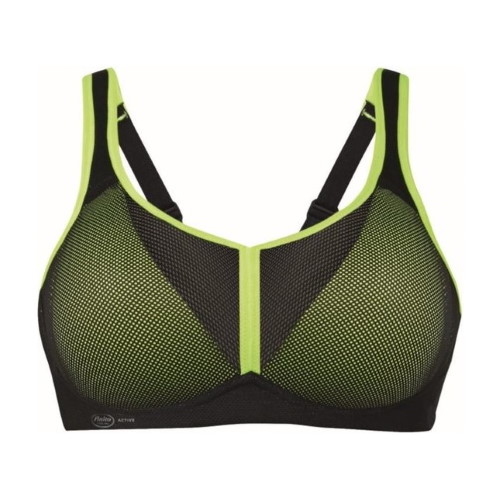 Anita Active Air Control Delta Trail black/yellow sport bra