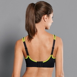 Anita Active Air Control Delta Trail black/yellow sport bra