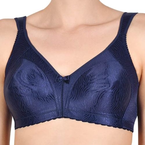 Naturana Minimizer navy blue wireless bra