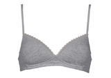 My Basic by After Eden Comfy pink/grey wireless bra