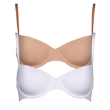 My Basic by After Eden Glossy powder/white padded bra