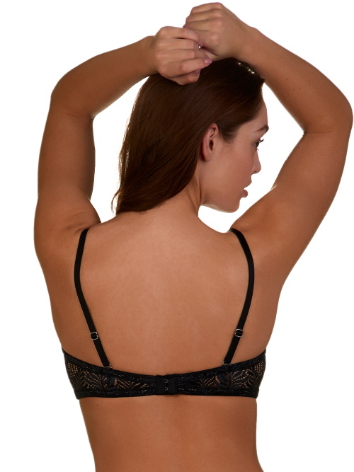 My Basic by After Eden Fancy black padded bra