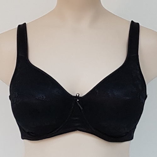 Elbrina Madelon black non-padded bra