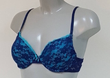 Elbrina Blossom blue push up bra