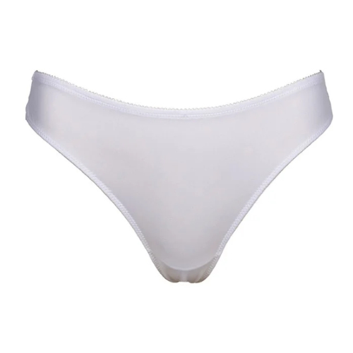 Elbrina Embroid white thong