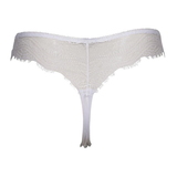 Elbrina Embroid white thong
