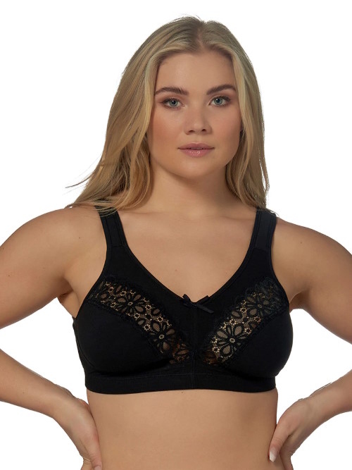 Elbrina Liv black wireless bra