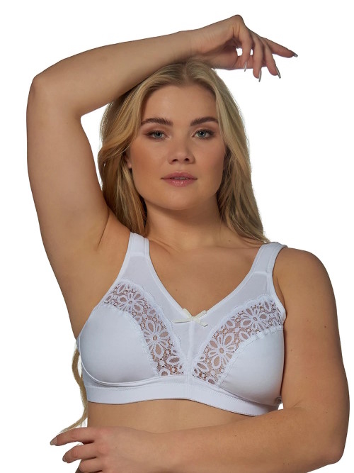 Elbrina Liv white wireless bra