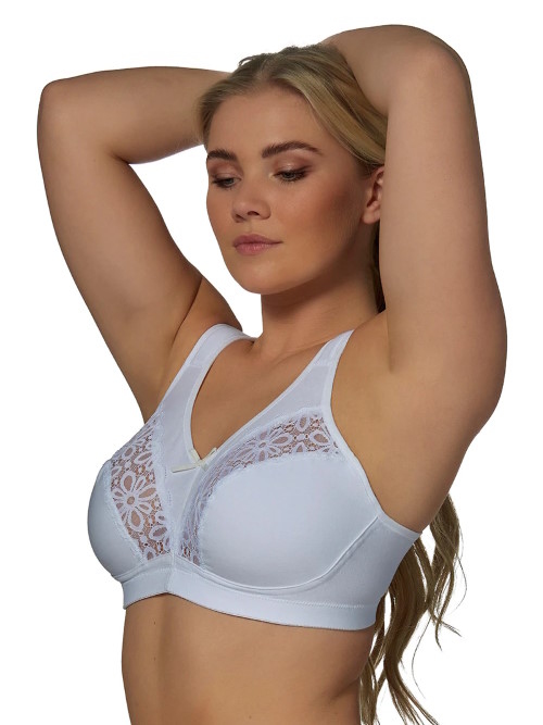Elbrina Liv white wireless bra