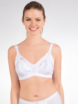 Naturana Minimizer white wireless bra