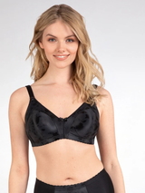 Naturana Minimizer black wireless bra