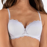 Naturana Light Lace white padded bra