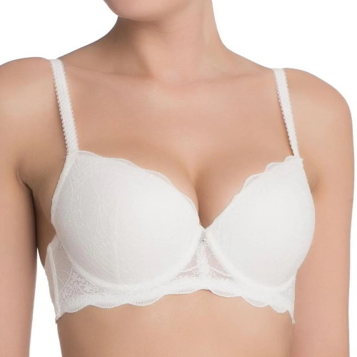 Naturana Light Lace champagne padded bra