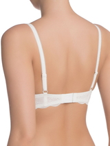 Naturana Light Lace champagne padded bra