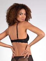 Naturana Light Lace black padded bra