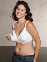 Naturana Solution white nursing bra
