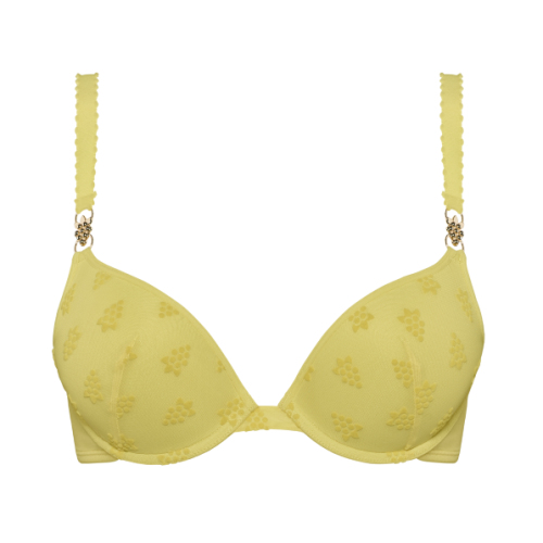 Marlies Dekkers Soif De Vifre yellow push up bra