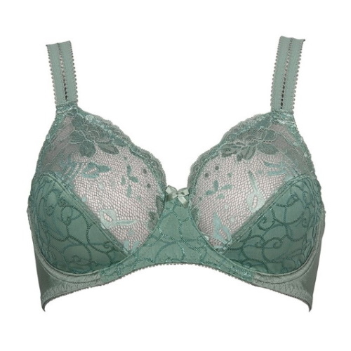 Elbrina Johanna green non-padded bra