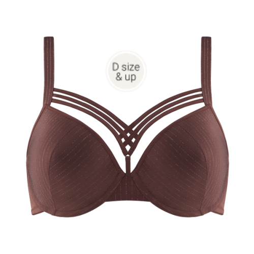 Marlies Dekkers Dame de Paris brown/print padded bra