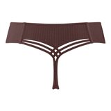 Marlies Dekkers Dame de Paris brown/print thong