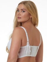 After Eden D-Cup & Up Fabienne white padded bra