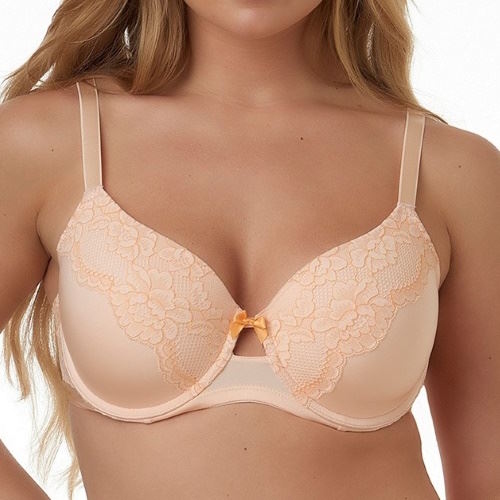 After Eden D-Cup & Up Feyenna peach padded bra