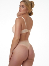 After Eden D-Cup & Up Feyenna peach thong