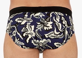 HOM Catalan navy/print brief