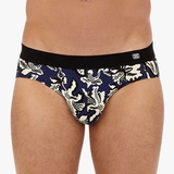 HOM Catalan navy/print brief