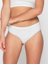 LingaDore Daily Cottonlook grey thong