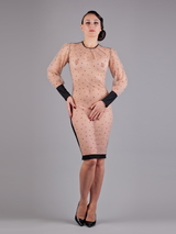 Peter Domenie 273-C Kaotic black/powder dress
