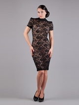 Peter Domenie 991-E Kaotic black dress