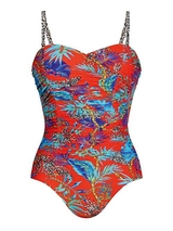 Anita Swimwear Artemis orange/print bathingsuit