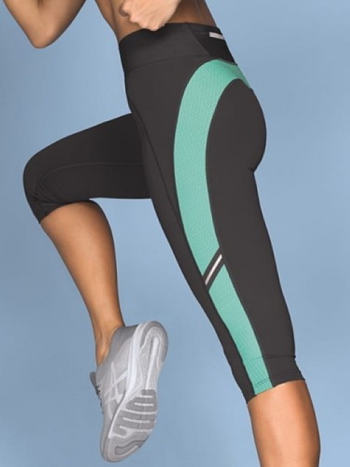 Anita Active Sport Tights 3/4 grey/mint legging