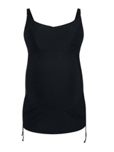 Anita Beach Mare black pregnancy tankini