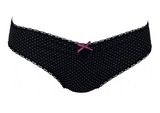 Anita Maternity Seamless black maternity brief