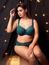 Rosa Faia Selma petrol non-padded bra
